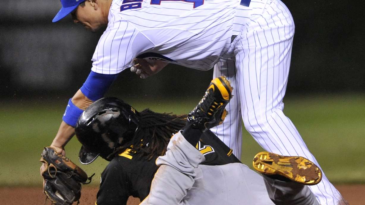 Harrison powers Pirates past Cubs 5-3