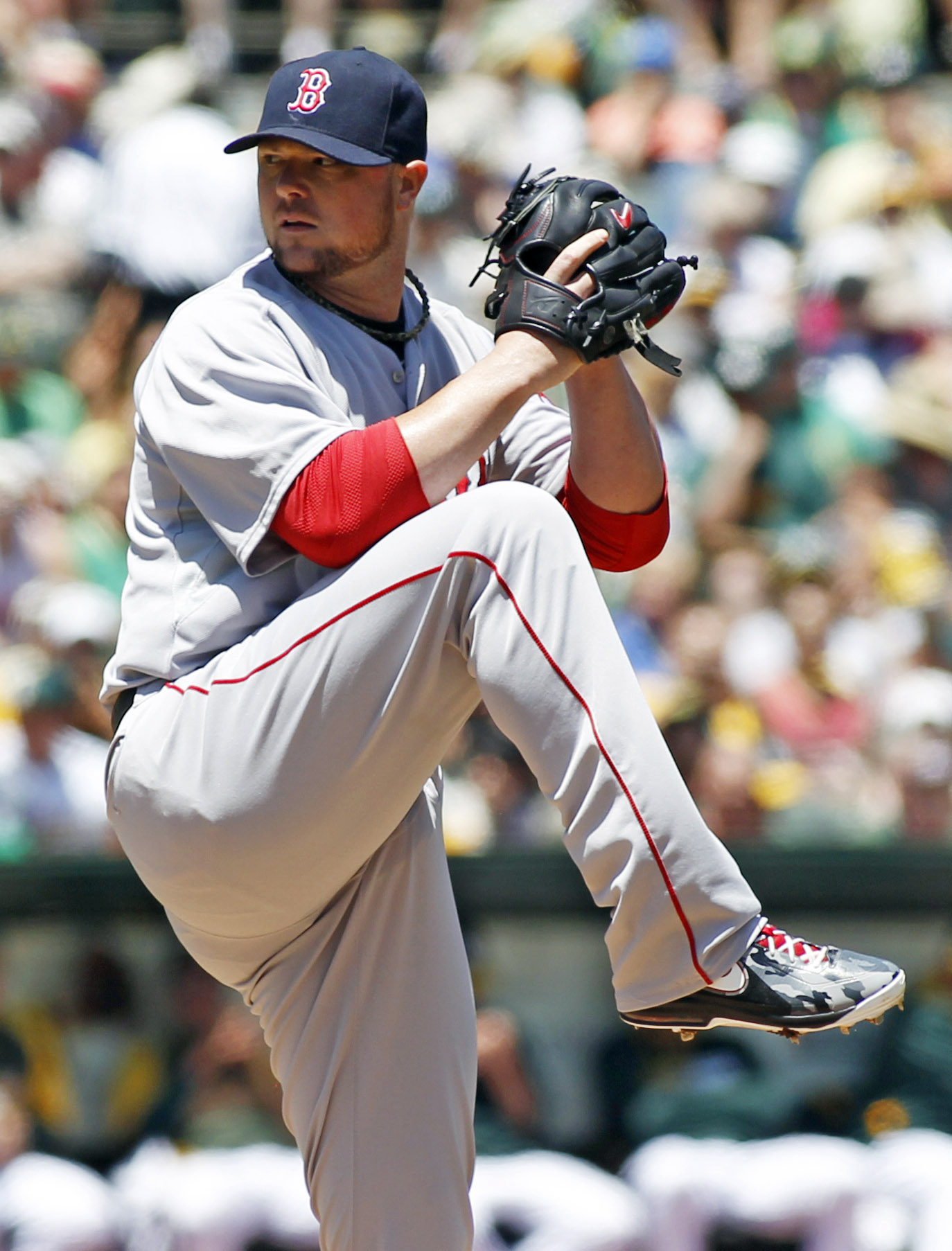 Uehara blows save but Red Sox hold off A's 7-6