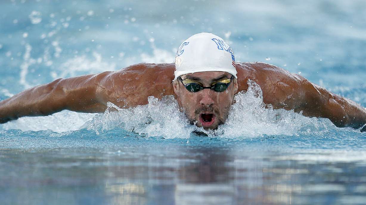 Michael Phelps third in 200 IM in Santa Clara
