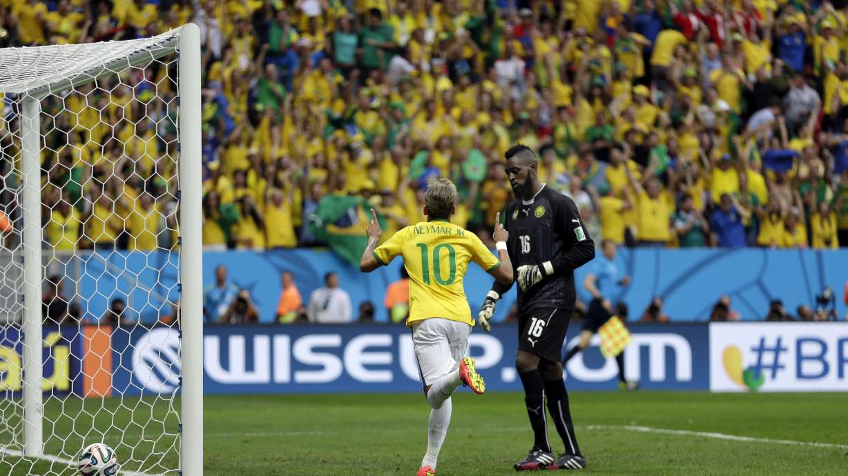 Neymar leads Brazil; Mexico also through