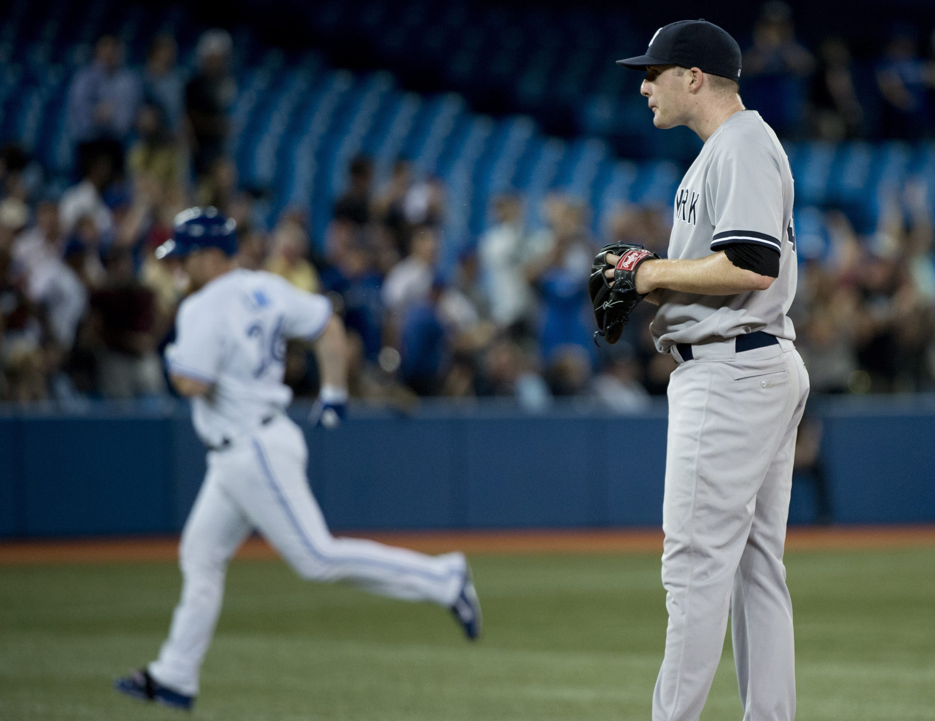 Whitley gets hit hard, Blue Jays beat Yankees 8-3