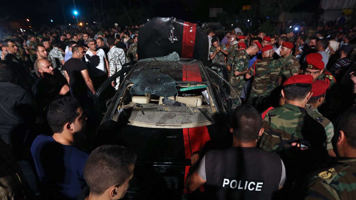 1 killed, 20 hurt in overnight bombing in Lebanon