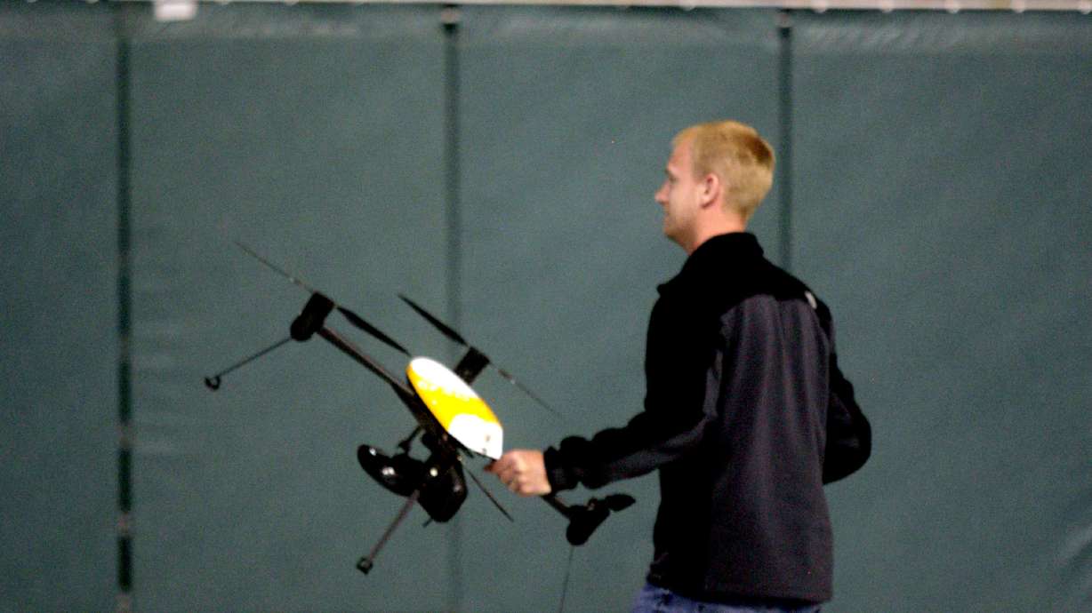 Crimes to crops: Drone display shows potential use