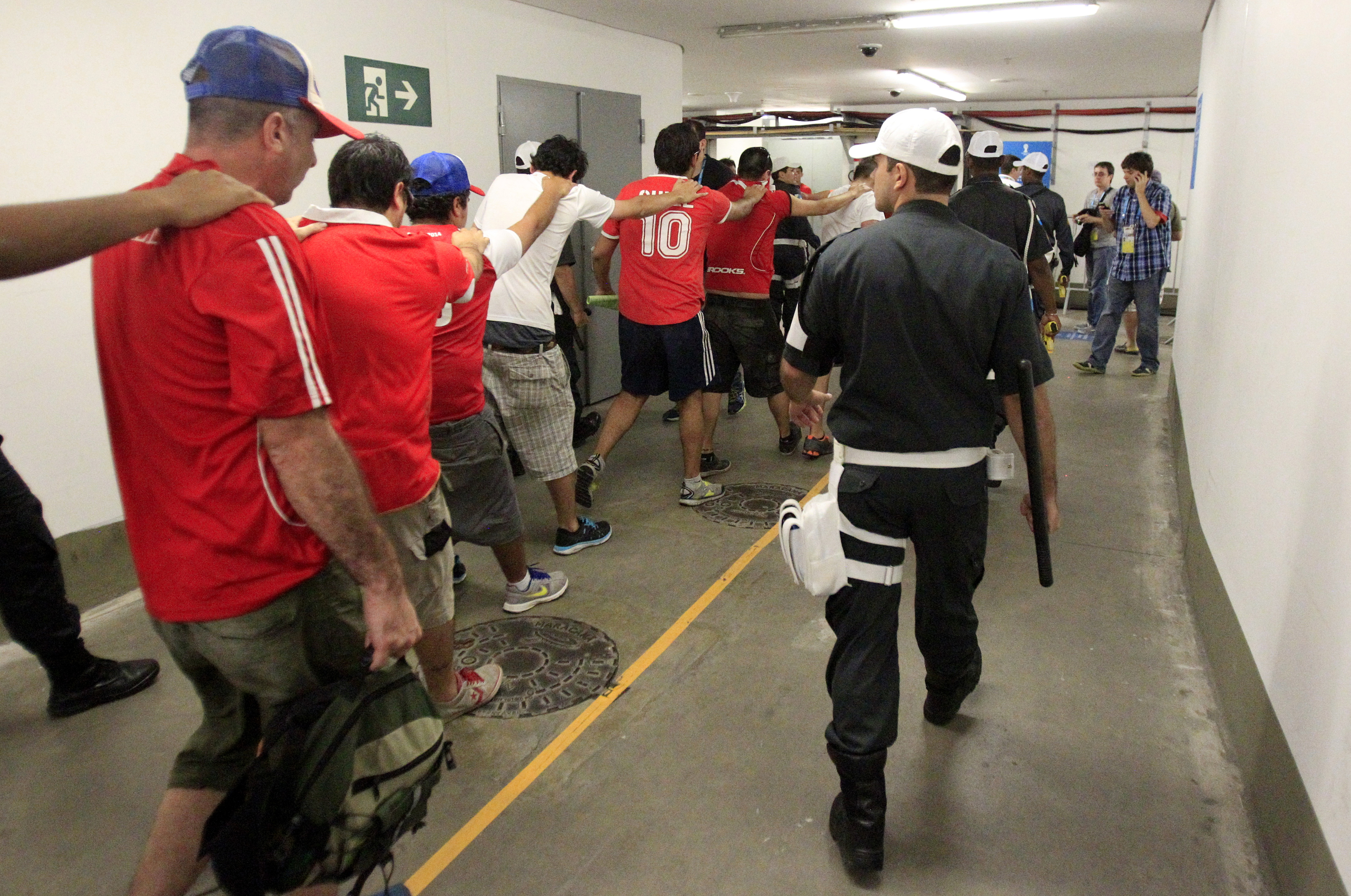 FIFA fines Chile for fans' rampage into Maracana
