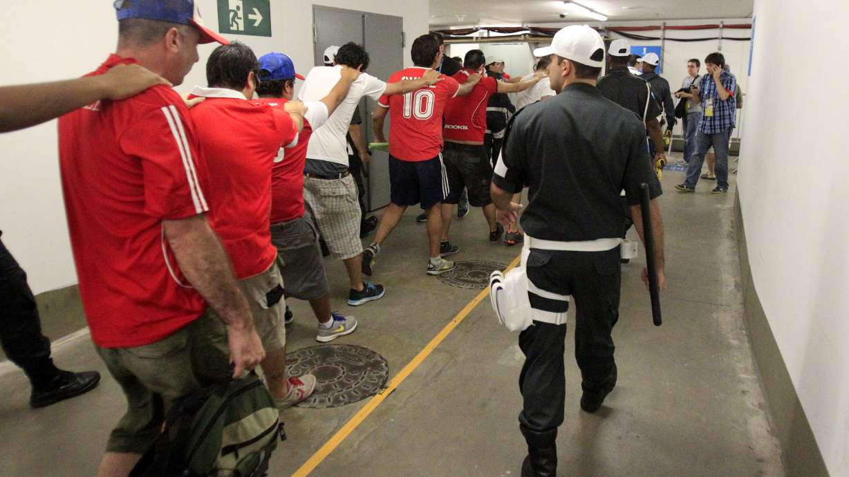 FIFA fines Chile for fans' rampage into Maracana