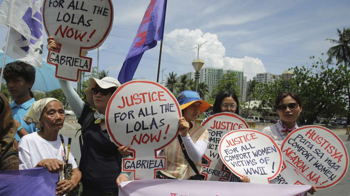 Filipino ex-sex slaves demand justice from Japan