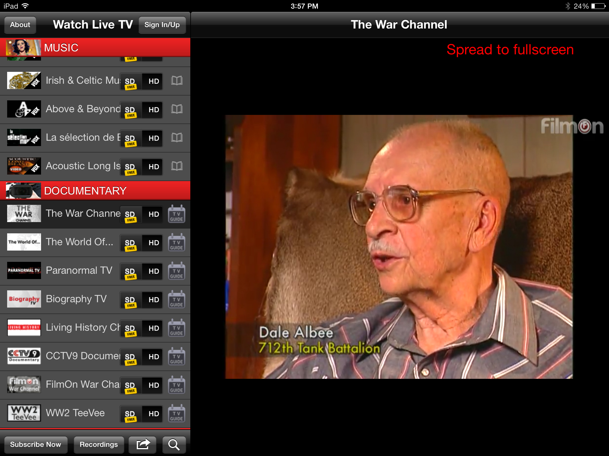 App Watch: FilmOn has much more than broadcast TV