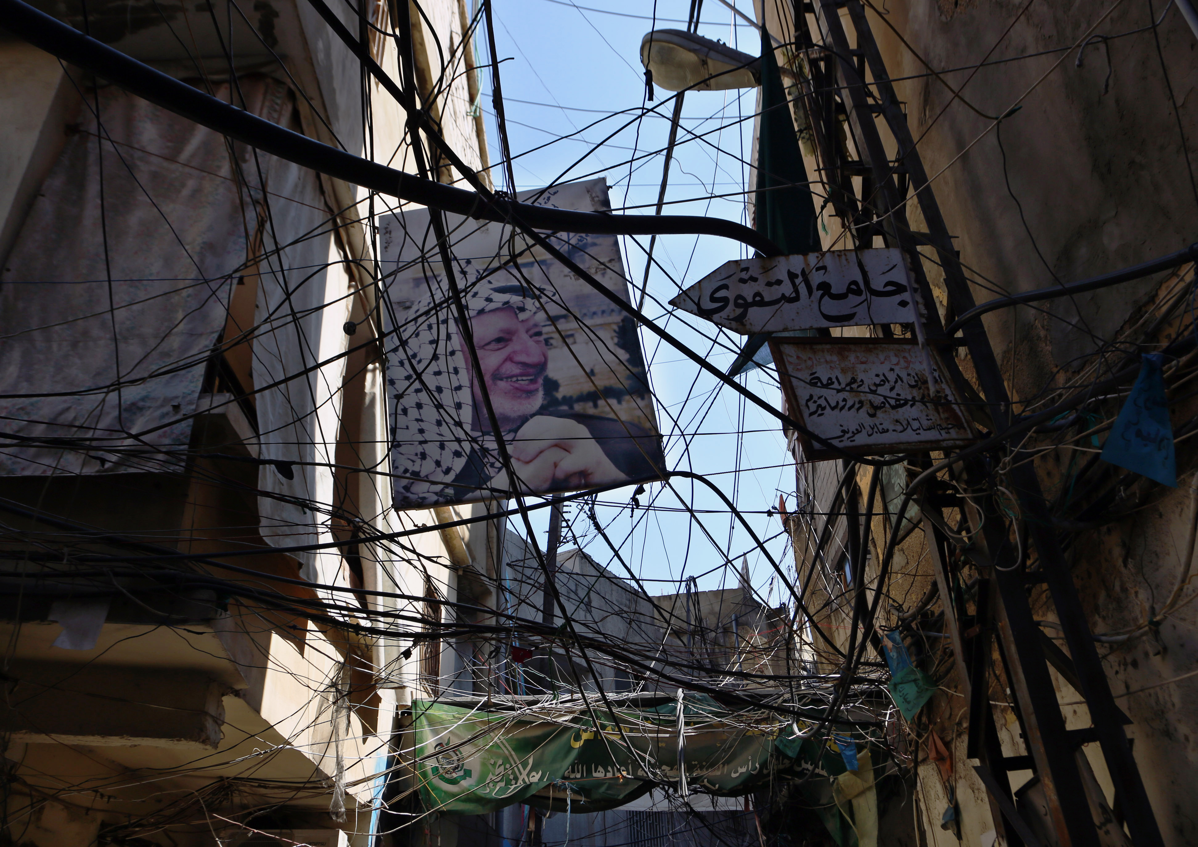 Beirut electrician keeps camp dwellers on the grid