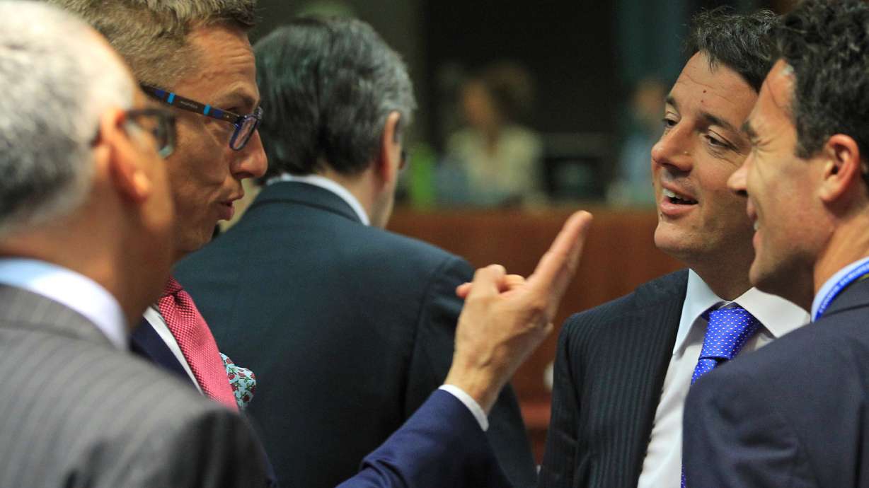 EU leaders clash over limits on budgets and debt