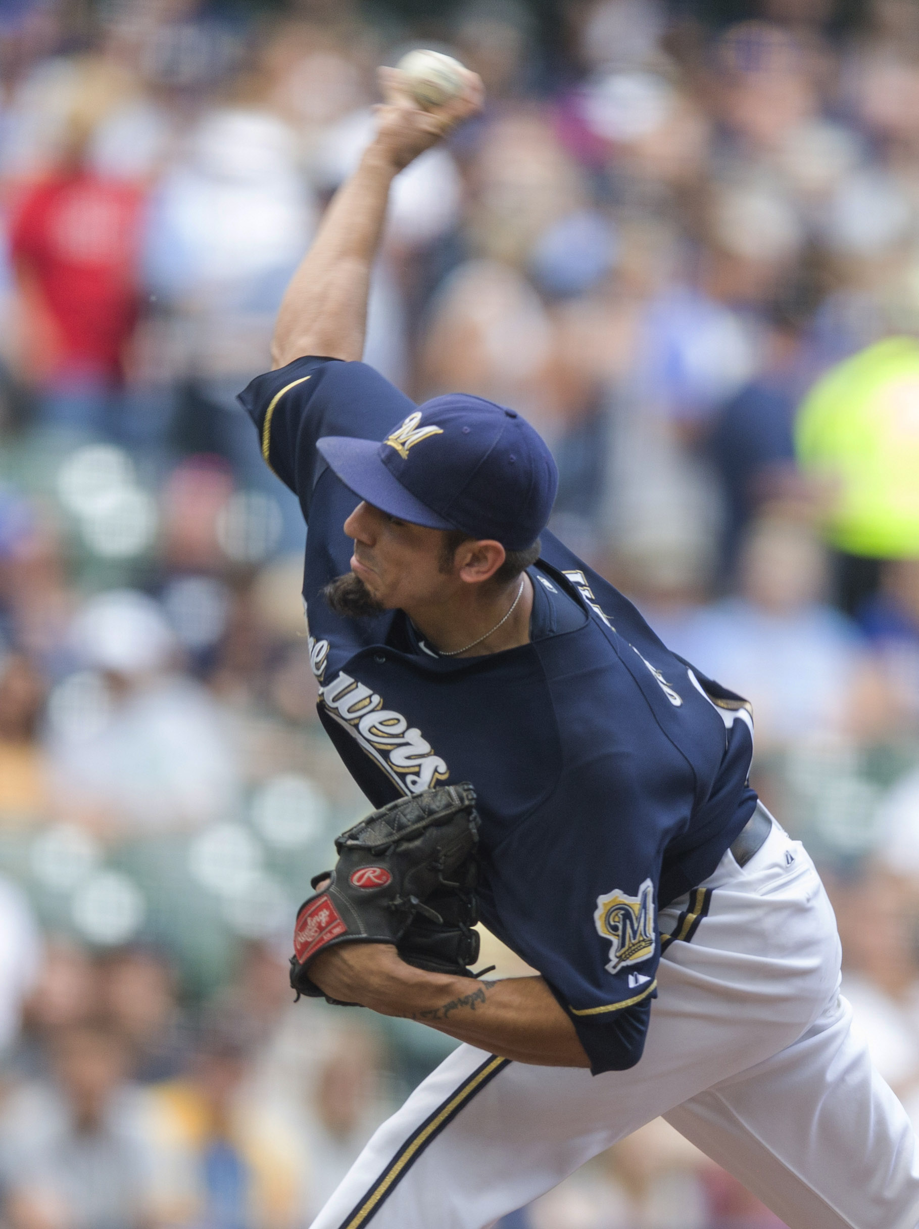 Gomez, Garza lead Brewers over Rockies 7-4