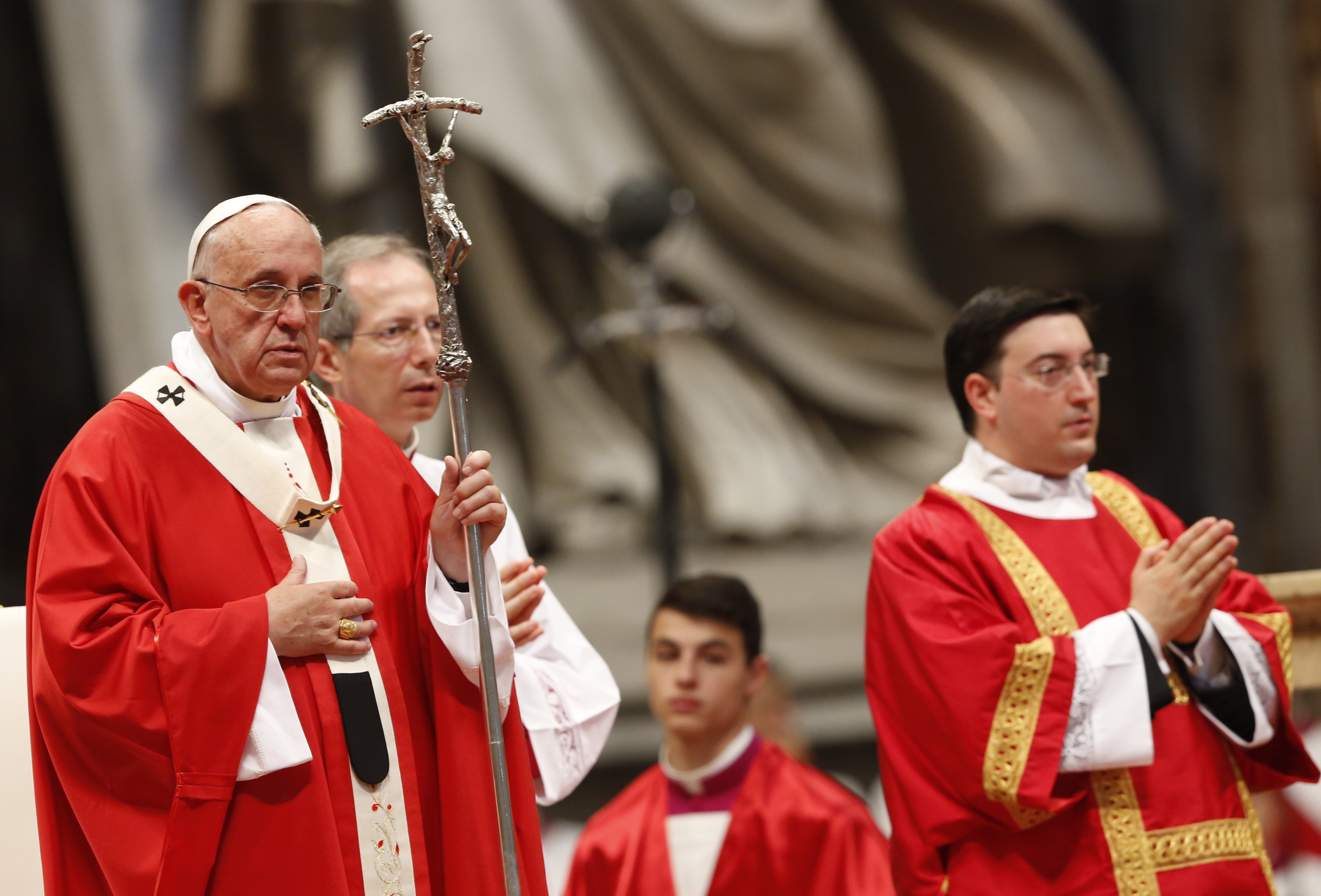 Pope leads long Vatican Mass after health setbacks