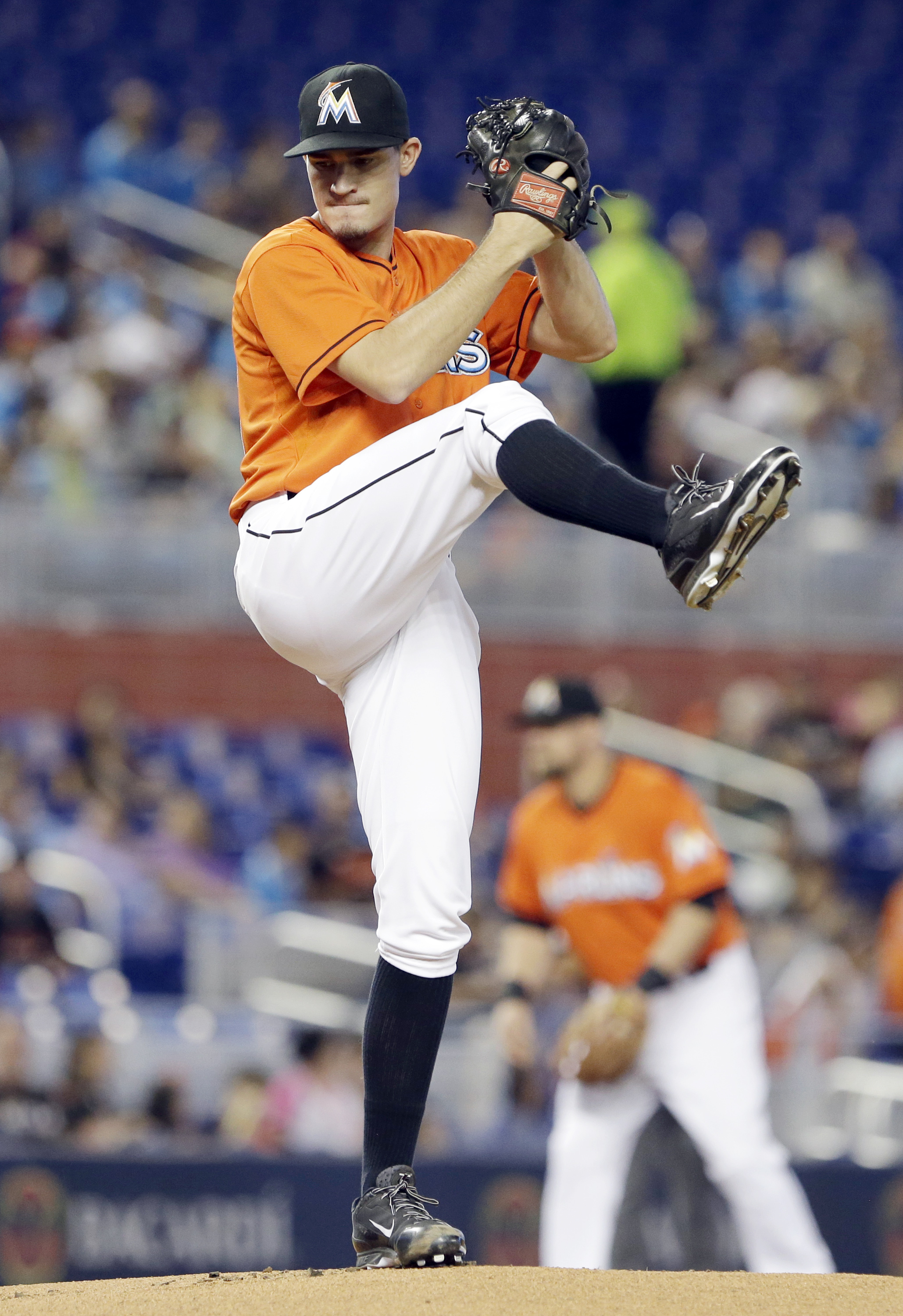 A's complete sweep of Marlins, 4-3