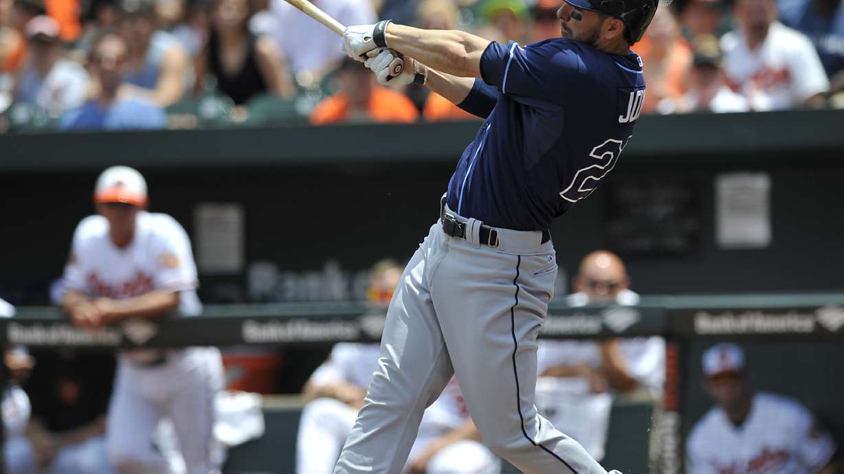 Joyce homers twice as Rays beat Orioles 12-7