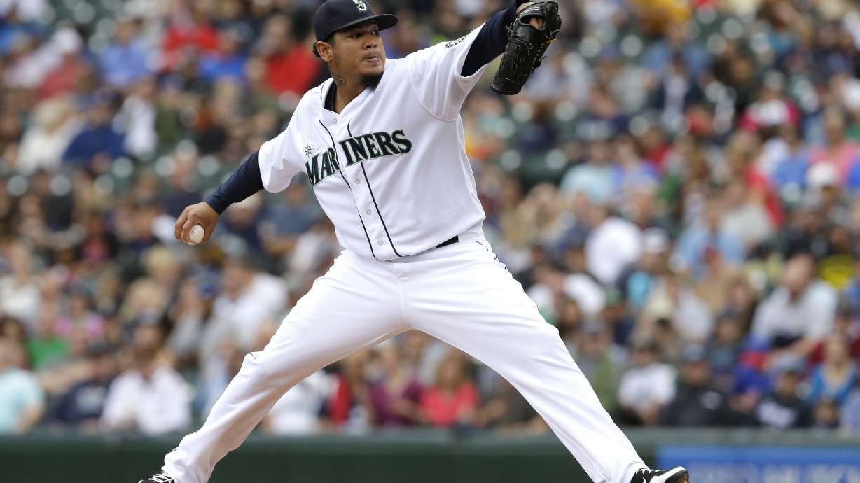 Indians held to 1 hit by Hernandez, Mariners 3-0