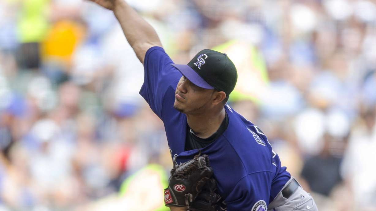 Rockies place RHP Jhoulys Chacin on DL