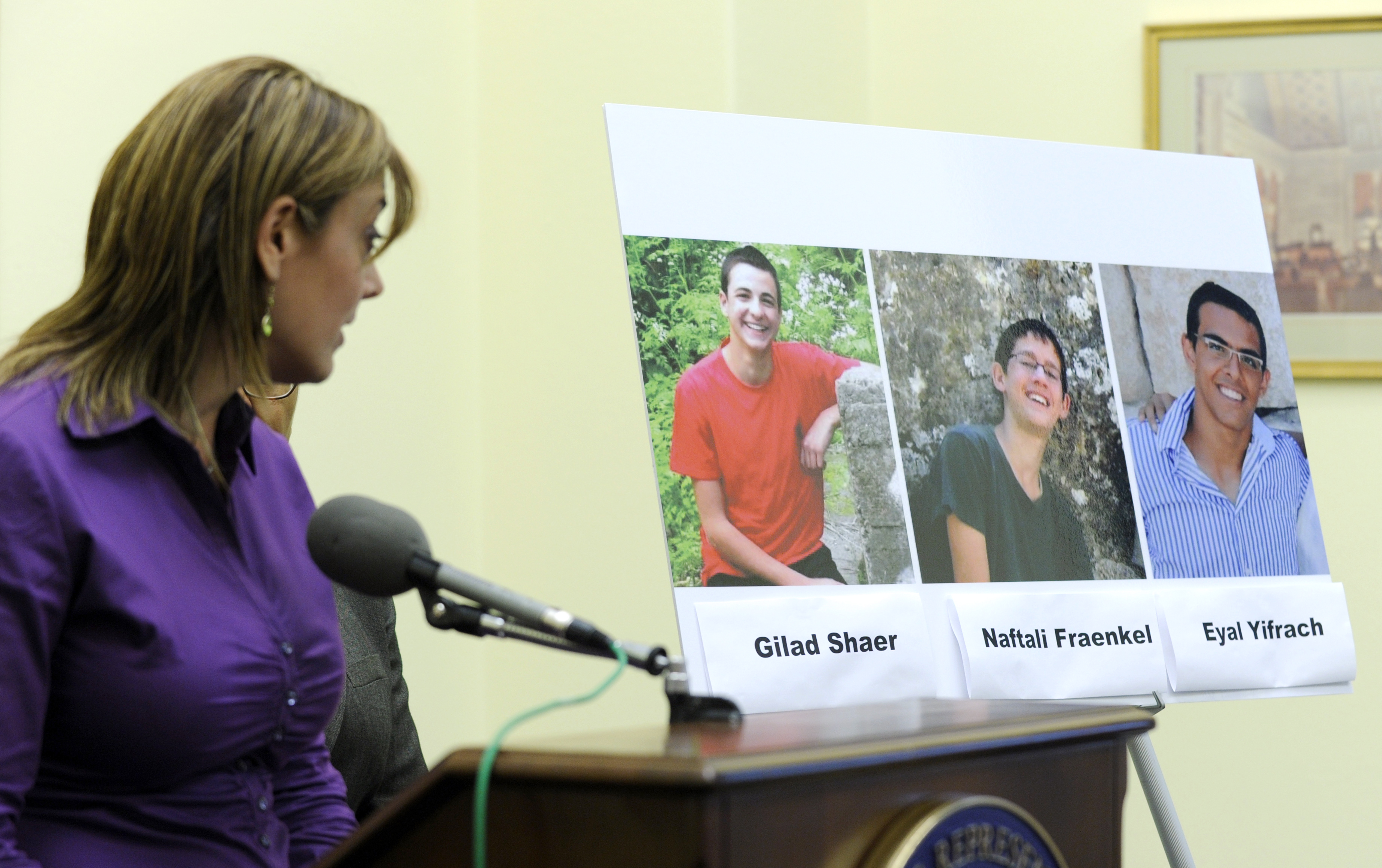 Brief descriptions of Israeli teens found dead