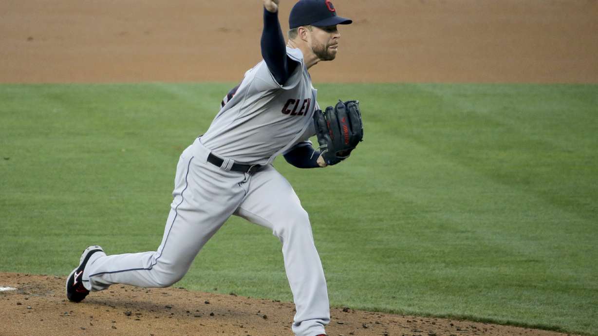 Haren 1-hits Indians through 7 in Dodgers' 1-0 win