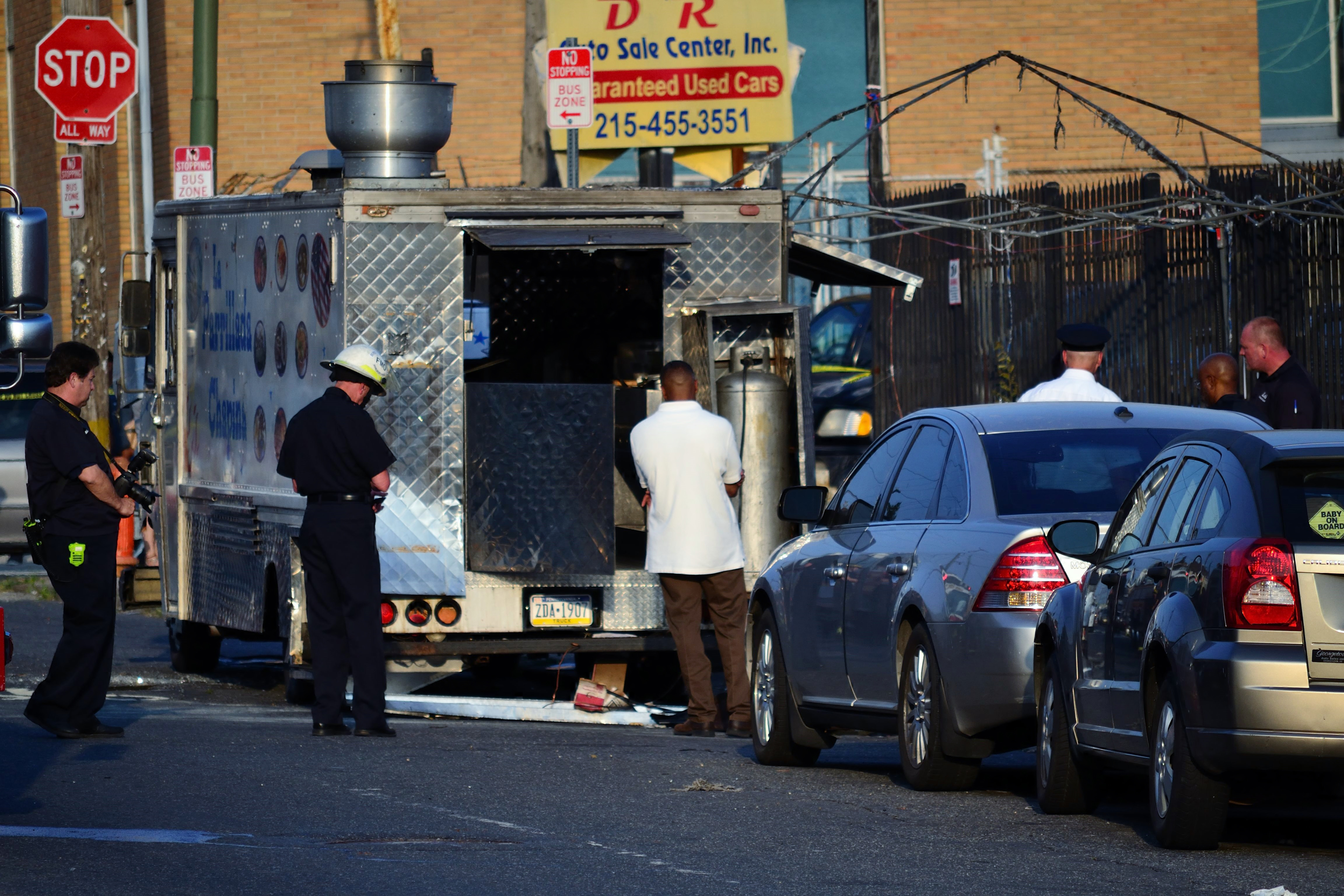 Police: Leak, grill heat caused food truck blast