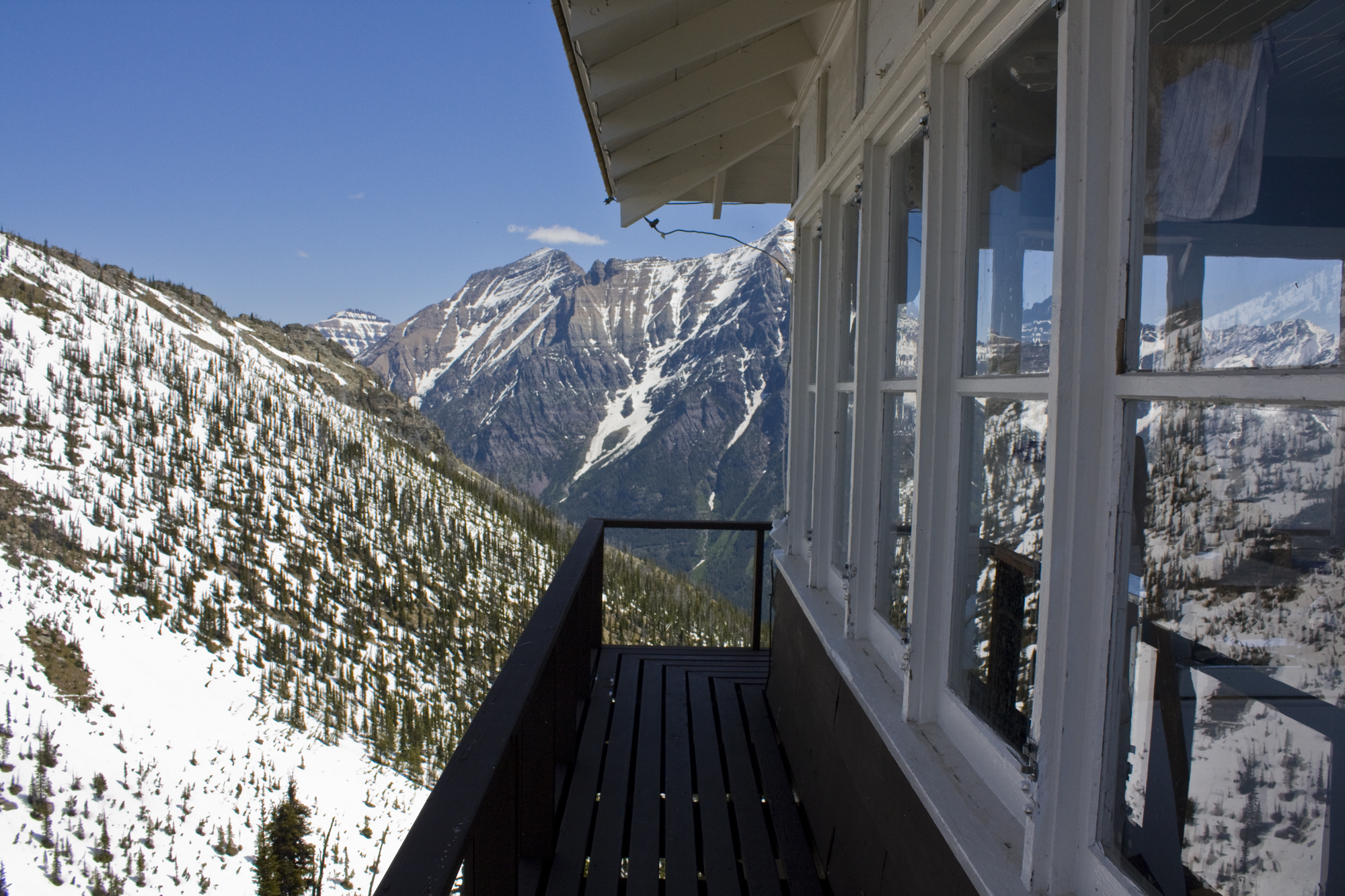 Hike to a fire lookout in Glacier National Park