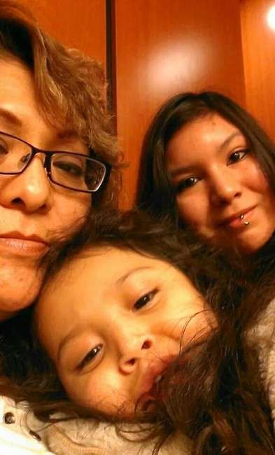 Delphine John, left, 44, and daughters Anaya Adame Orozco, center,
3, and Delilah Ramirez, 20, of Farmington, were killed near Wendover
in a horrific collision on the way to a weekend camping trip about 6:30
p.m. Friday, July 4, 2014. They were passengers in a Chevrolet
Suburban that was struck by a pickup driving the wrong direction on I-
80 about 32 miles from the Utah/Nevada border. The only occupant of
the SUV who survived, Jose Fidel Adame-Orozco, 36, remains in a
medically induced coma.