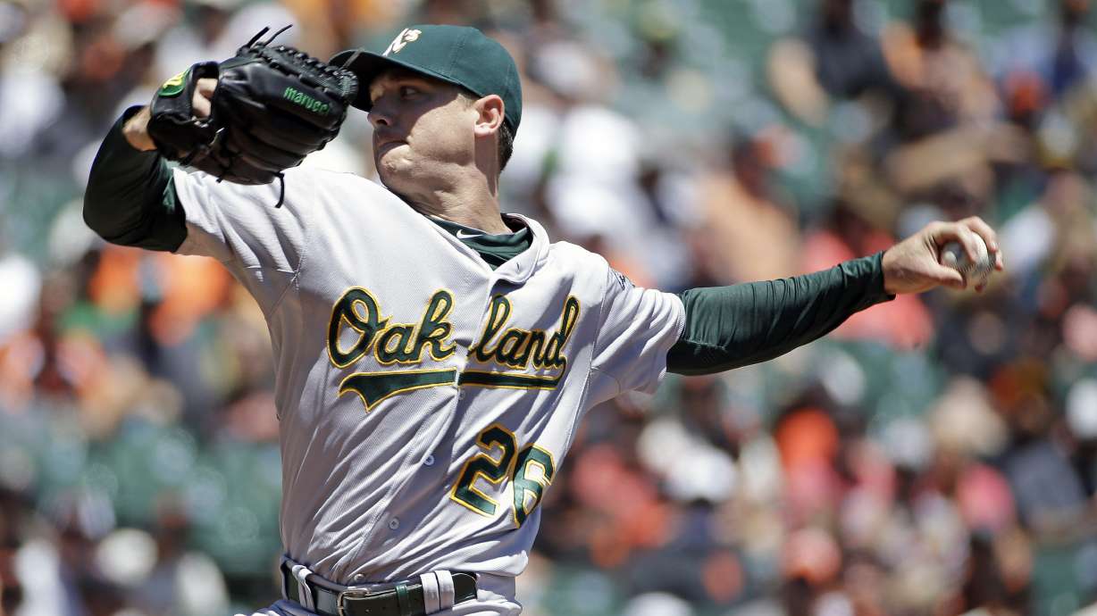 Athletics beat Giants 6-1 to win Bay Bridge series