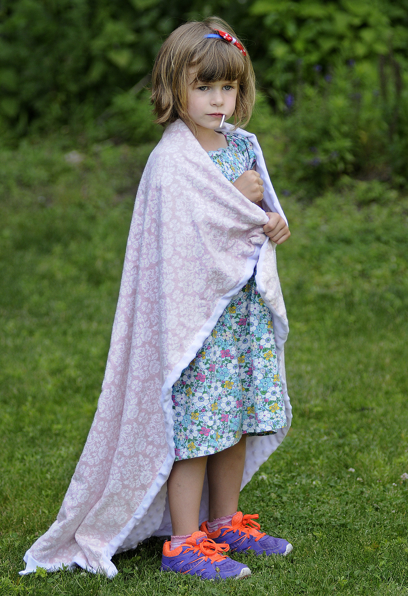 Blankets sewn in Worcester comforts sick children