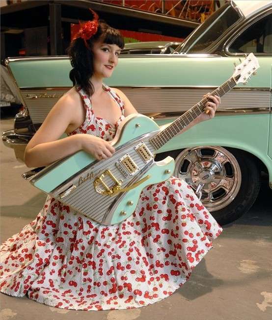 Man makes guitars inspired by classic cars