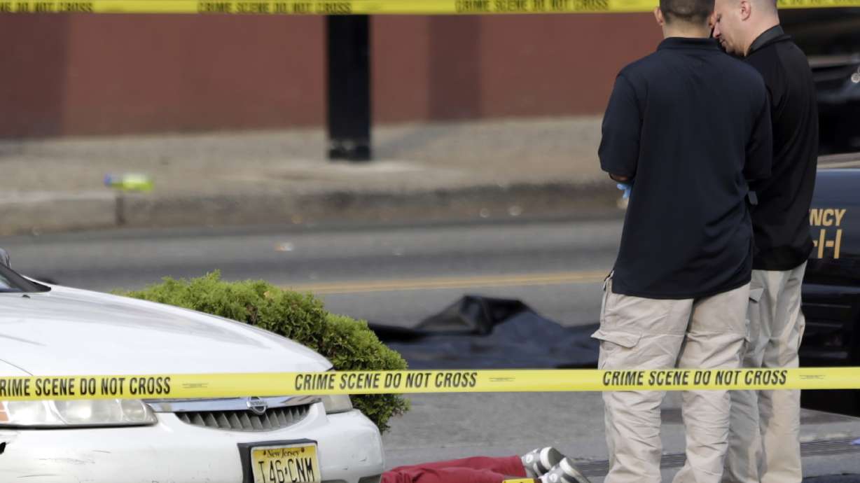 Sidewalk memorial honors New Jersey cop killer