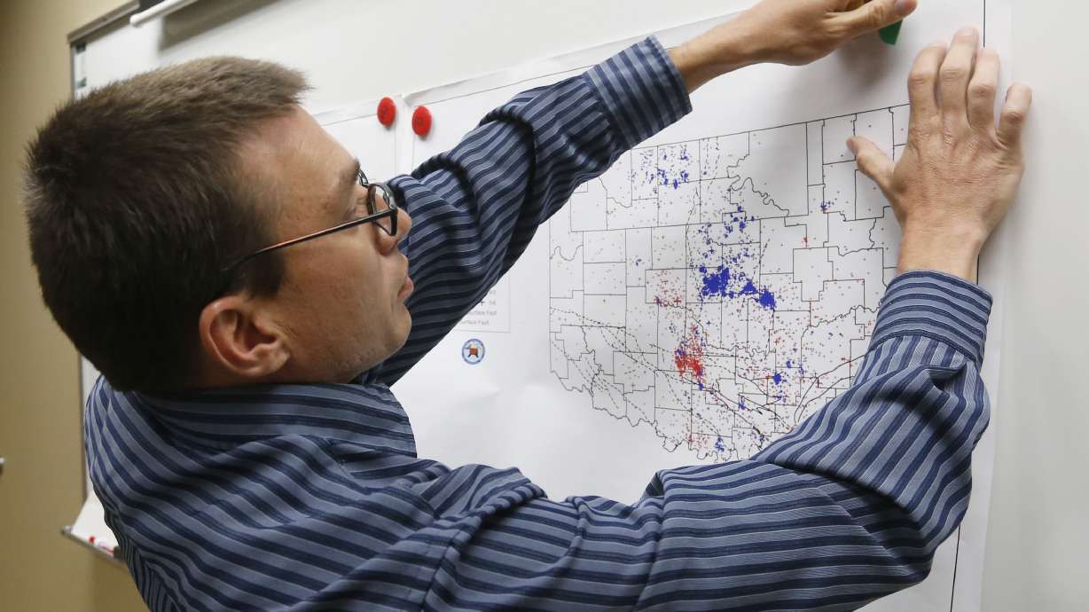Earthquakes cause minor damage in central Oklahoma
