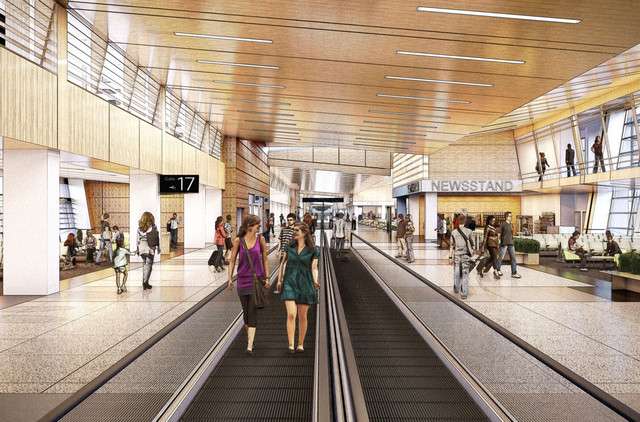 Rendering of the $1.8 billion terminal redevelopment project of the 
Salt Lake City International Airport.