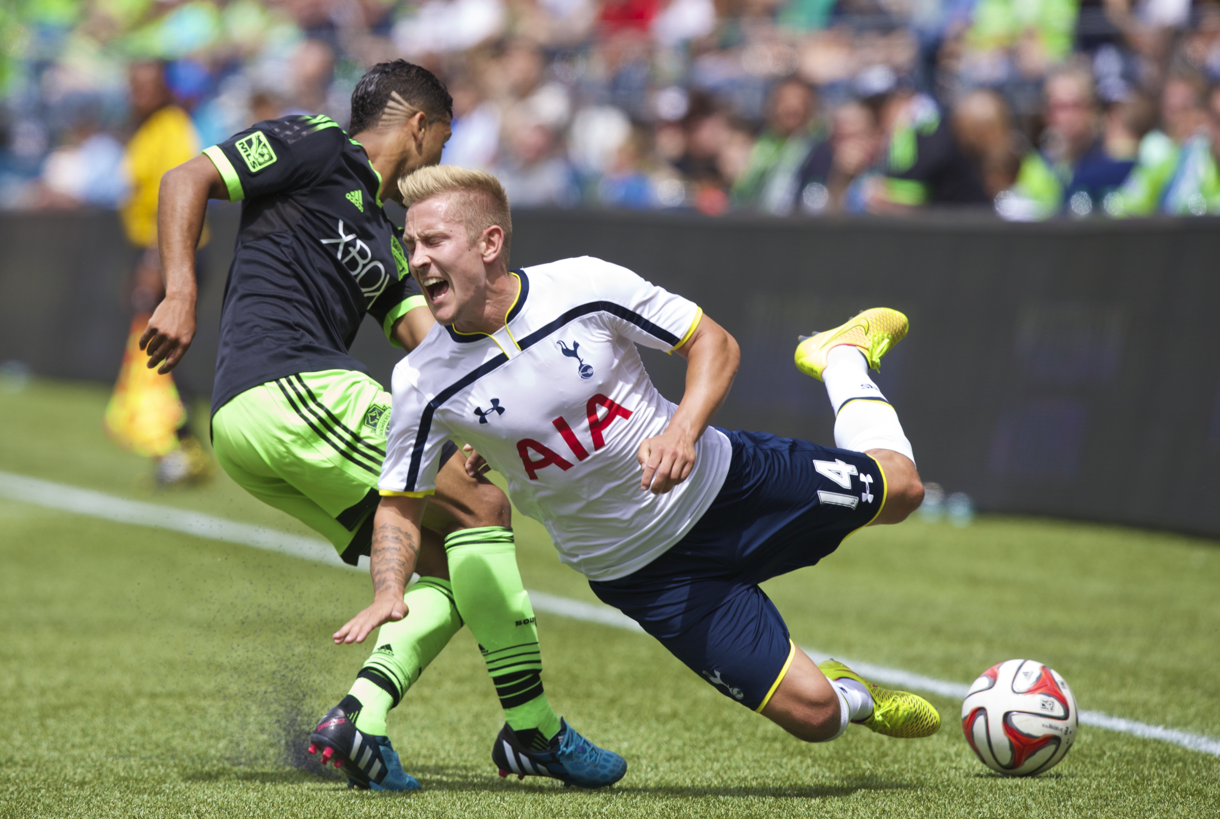 Tottenham, Seattle play entertaining 3-3 draw