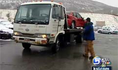 Wintery Weather Hits Mountains 