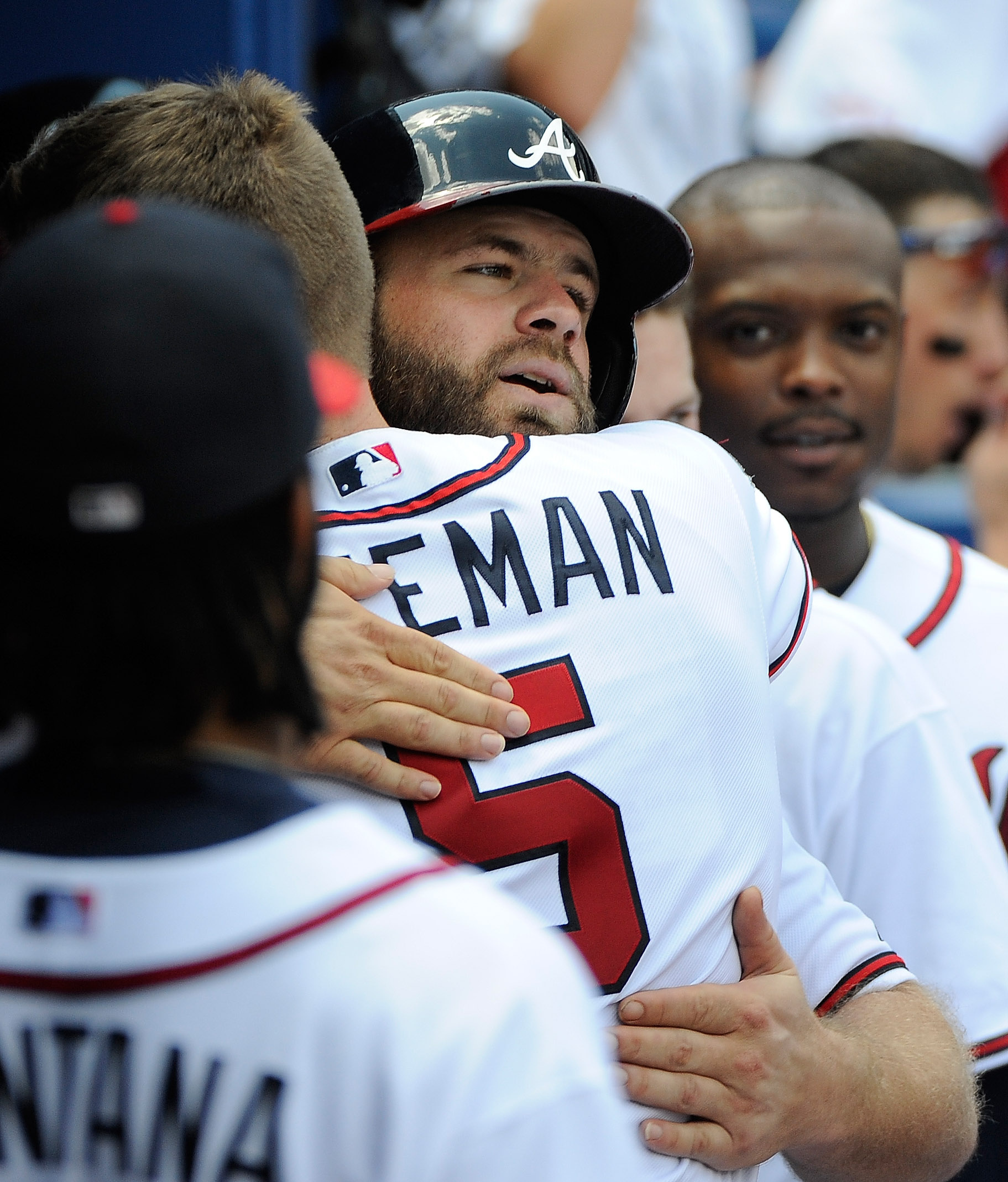 Santana, Gattis lead Braves to 2-0 win over Padres
