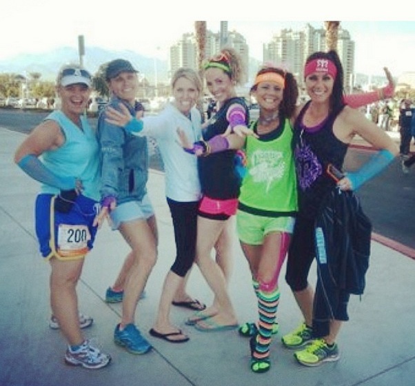 Terri Lusk, Teresa Turner, Heather, Mari, Shay William and Laura Vanderslice at the Las Vegas Ragnar.