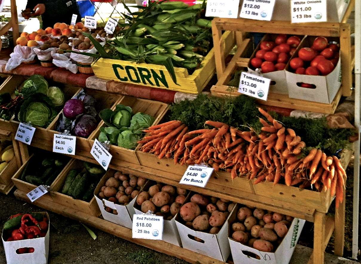 A large variety of colorful local produce can be found at the Downtown Salt Lake farmers market at Pioneer park. (Photo: Amber Linebaugh, www.globecandy.com)