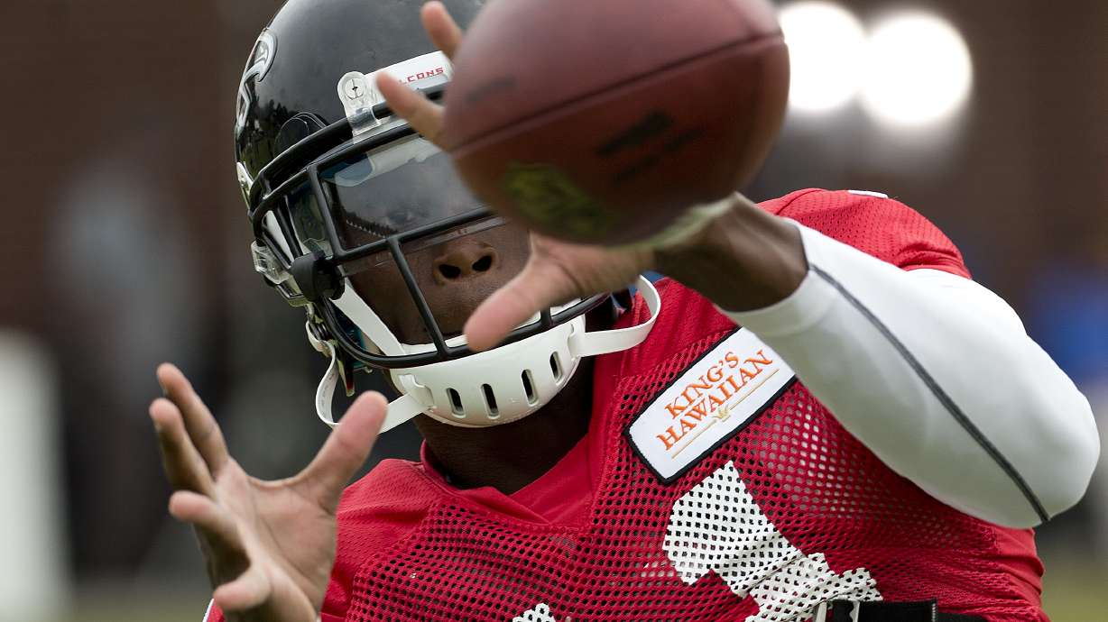 Julio Jones says right foot completely healed