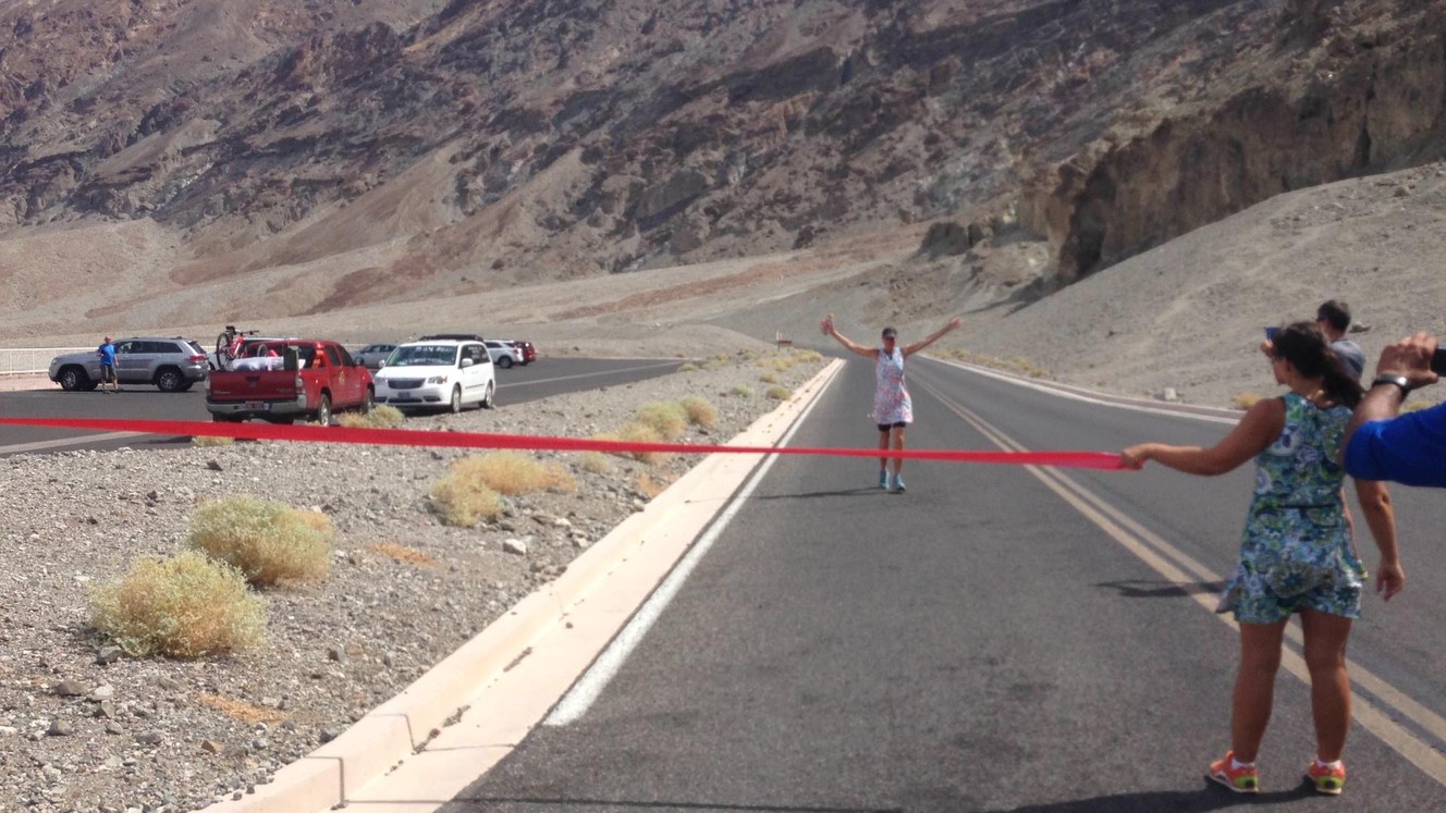 Woman runs 584 miles in desert to raise money for water wells