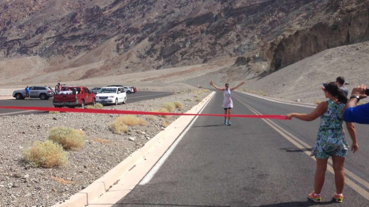 Woman runs 584 miles in desert to raise money for water wells