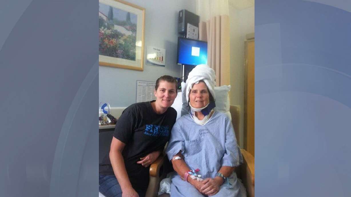 Woman saves accident victim, reconnects in hospital