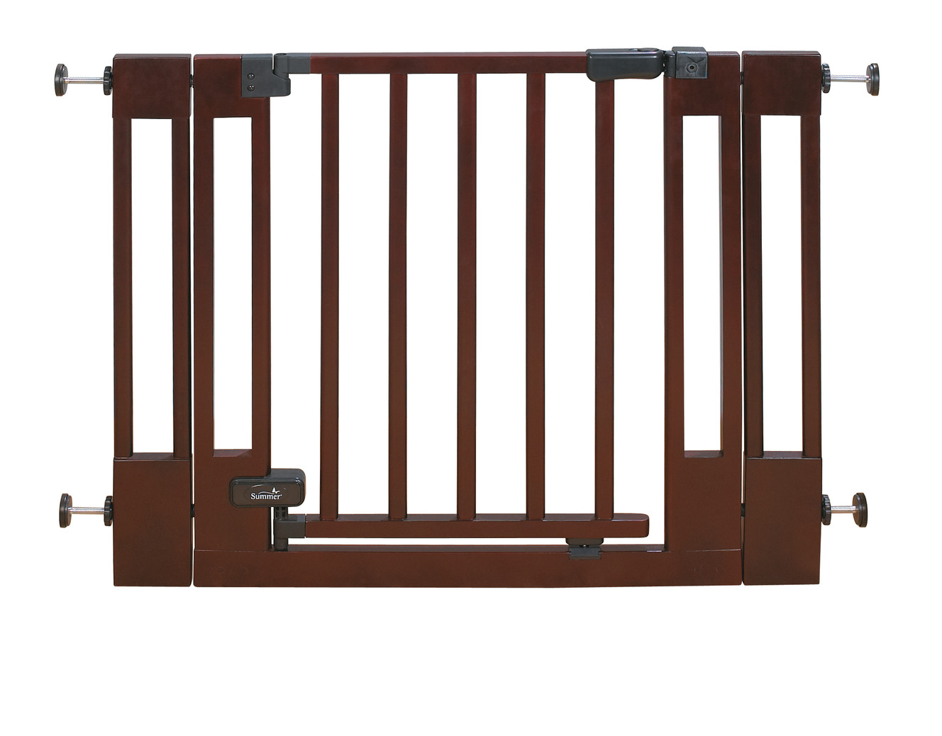 Summer Infant Deluxe Top of Stairs Wood Walk-Thru Gate