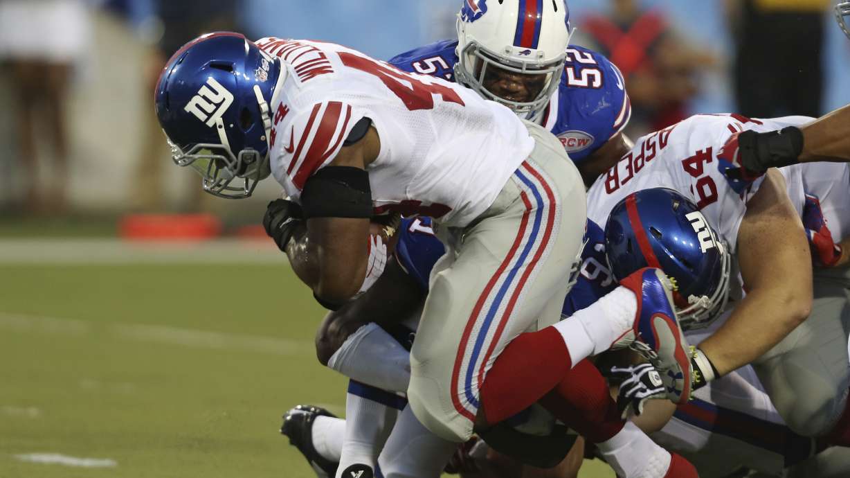 Giants rally to beat Bills 17-13 in HOF Game