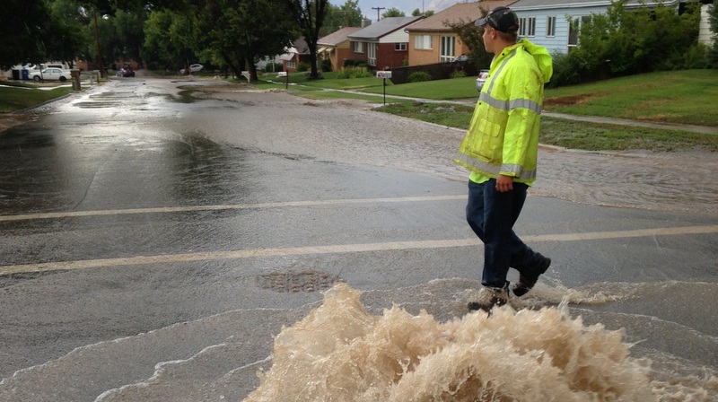 Flooding in Washington Terrace damages homes, forces 1 evacuation