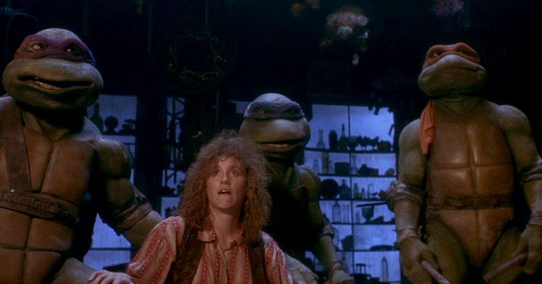 Judith Hoag in "Teenage Mutant Ninja Turtles"