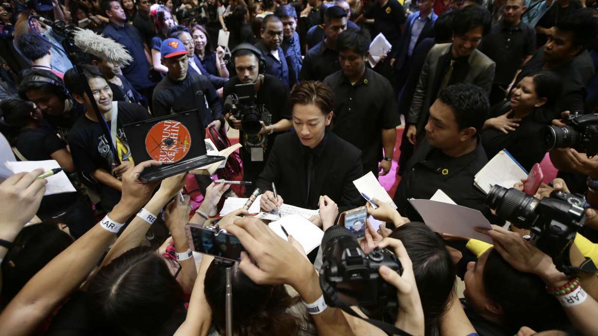 "Rurouni Kenshin: Kyoto Inferno" stars in Manila