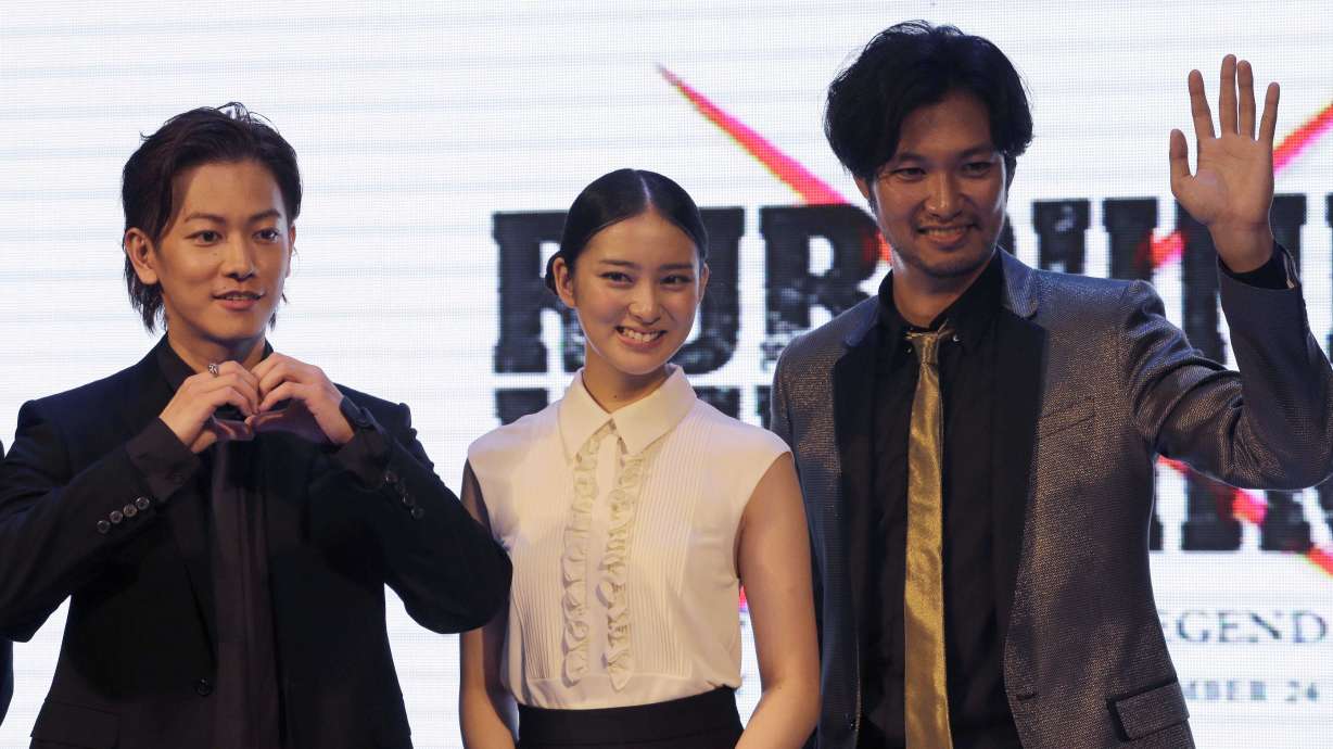 'Rurouni Kenshin: Kyoto Inferno' stars in Manila