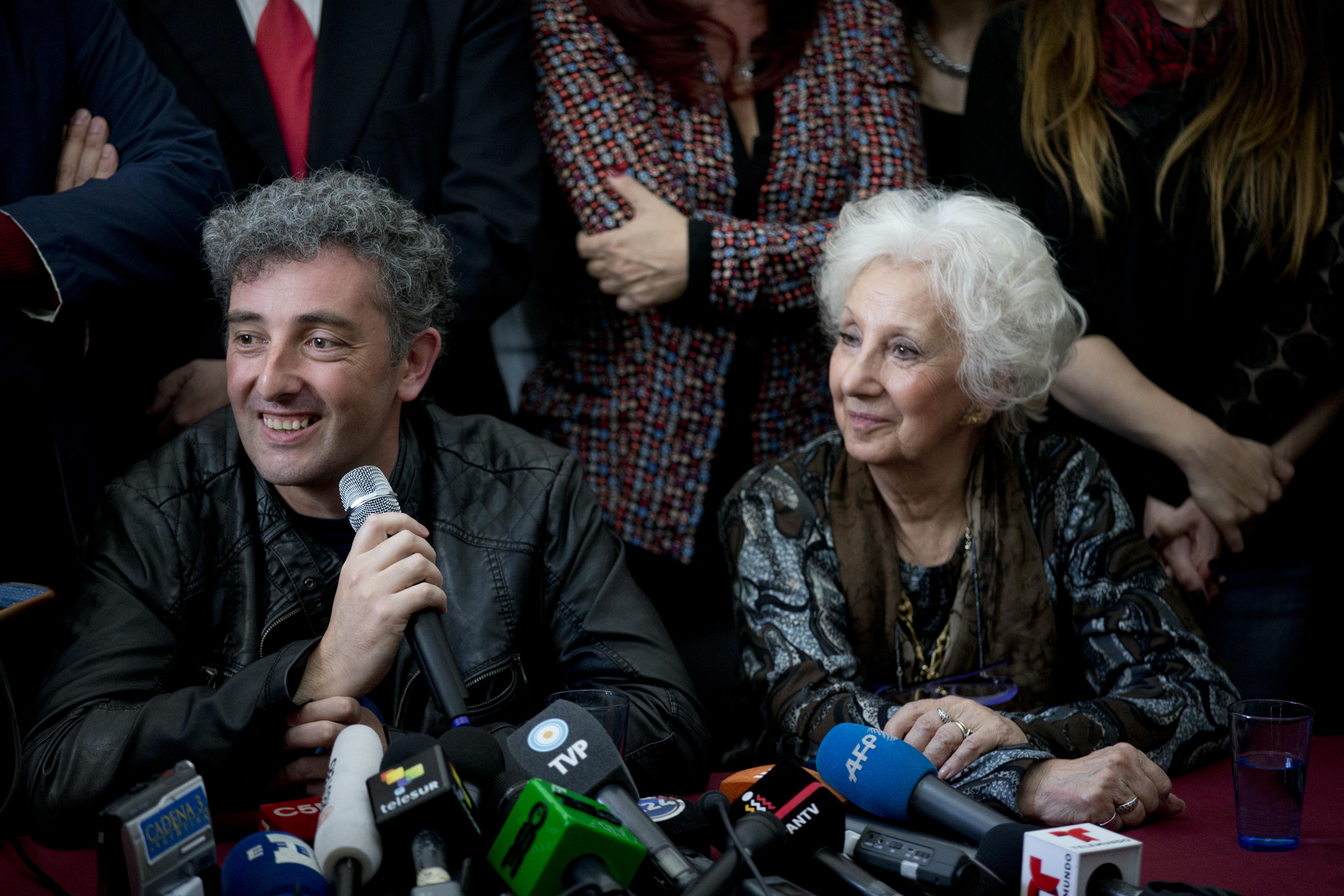 Grandson lost during Argentina 'dirty war' emerges