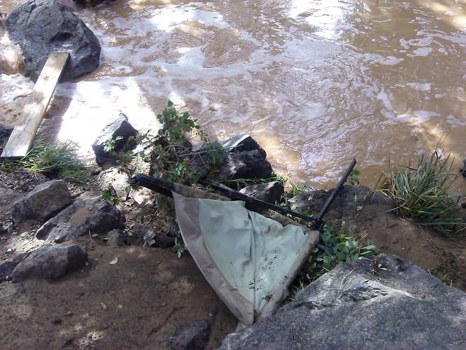 A flood wiped out the campsite of 13 Las Vegas people.