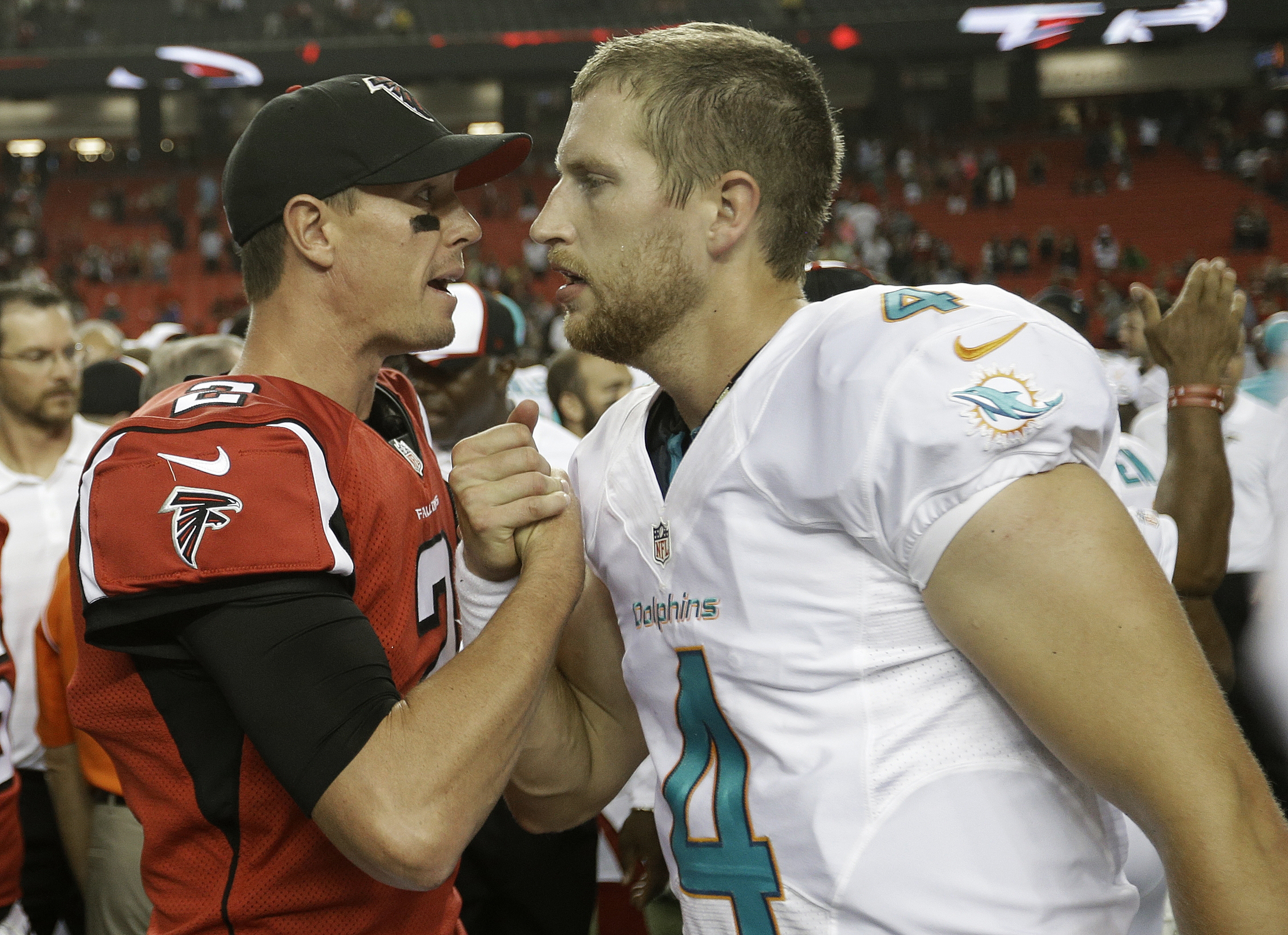 Rookie QB Lobato, Dolphins fall to Falcons 16-10