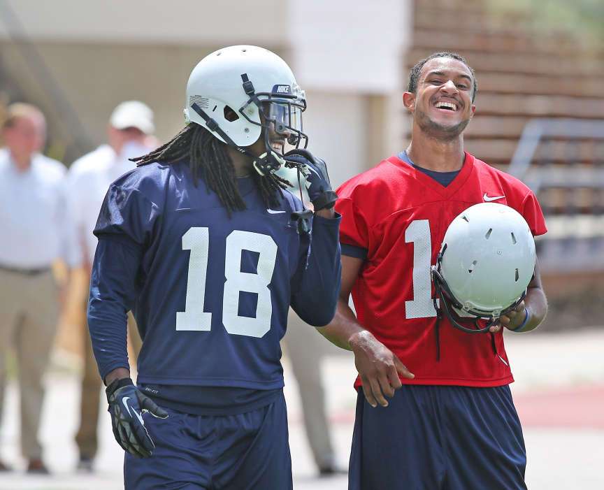 'New' Utah State offensive line not short on leadership