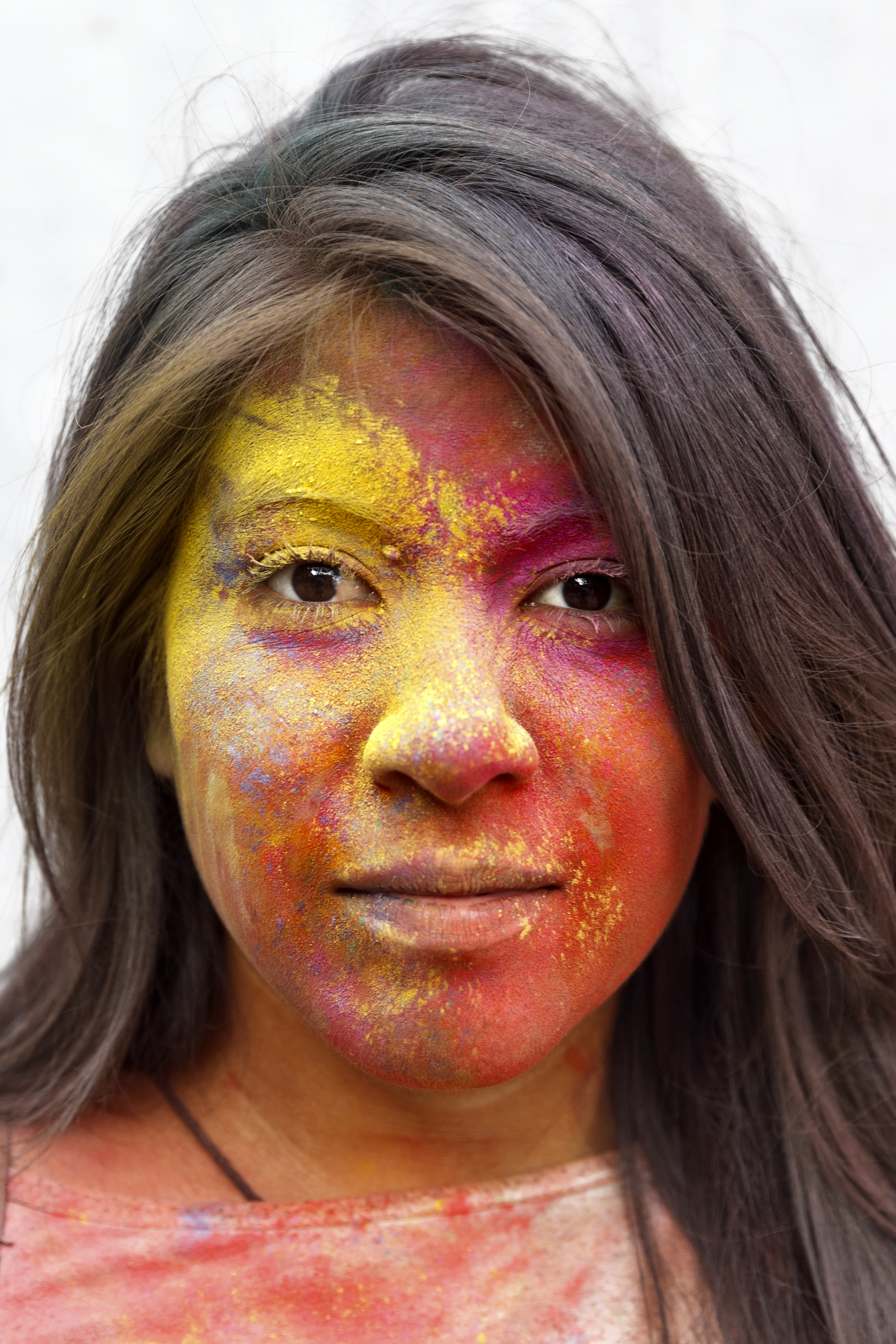 Madrid explodes in color during Holi festival